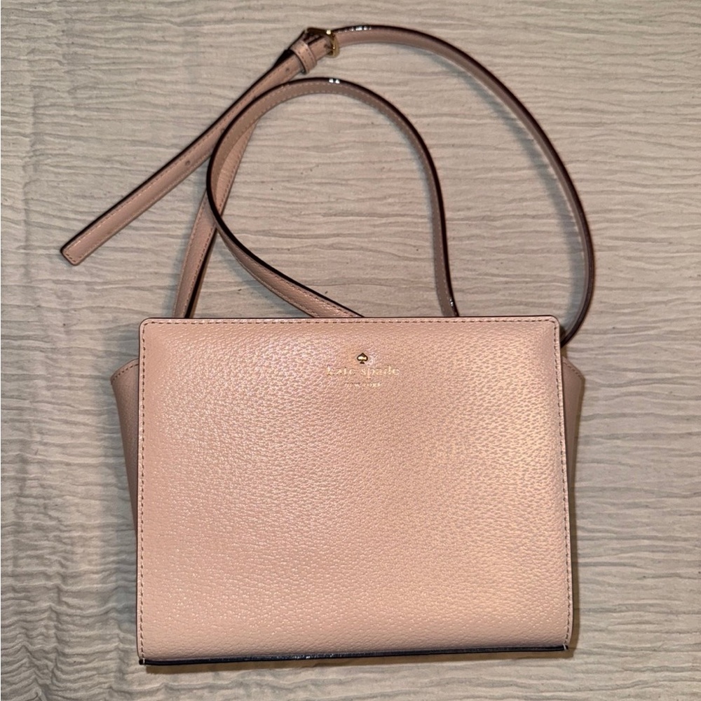 Kate Spade Pink Crossbody Bag with Structured Design